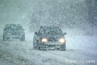 driving in the snow